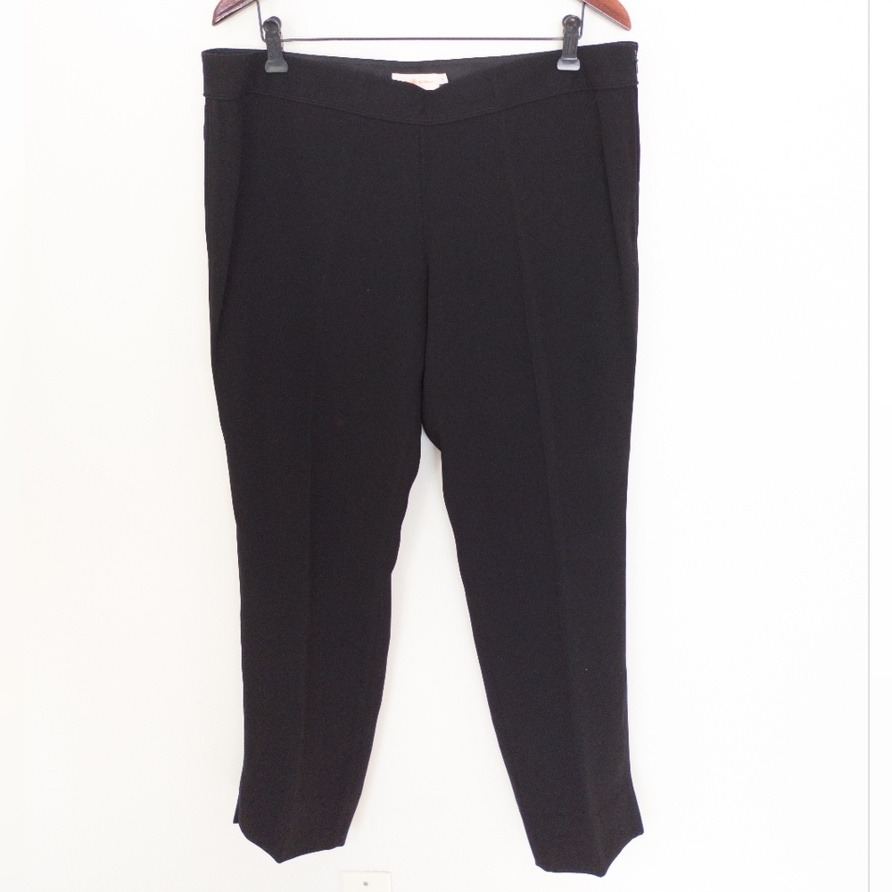 Tory Burch Black Iliana Triacetate Tailored Dress Pants Size 14